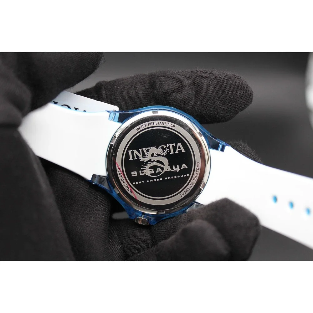 Invicta Subaqua Quartz‎ Watch 100M Water Resistant Silicone Strap 69447 69449